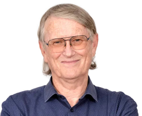 Portrait of Rod Jones smiling